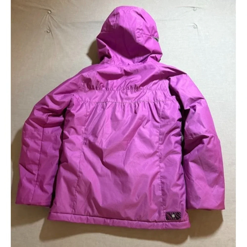 Burton‎ Dry Ride Jacket Girls XL Purple Full Zip Insulated Hooded Snowboarding